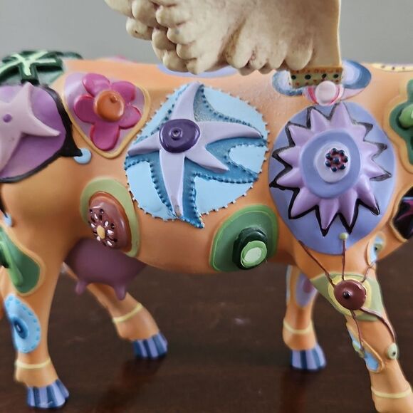 Cow Parade Painted Cow With Wings - Picture 10 of 10